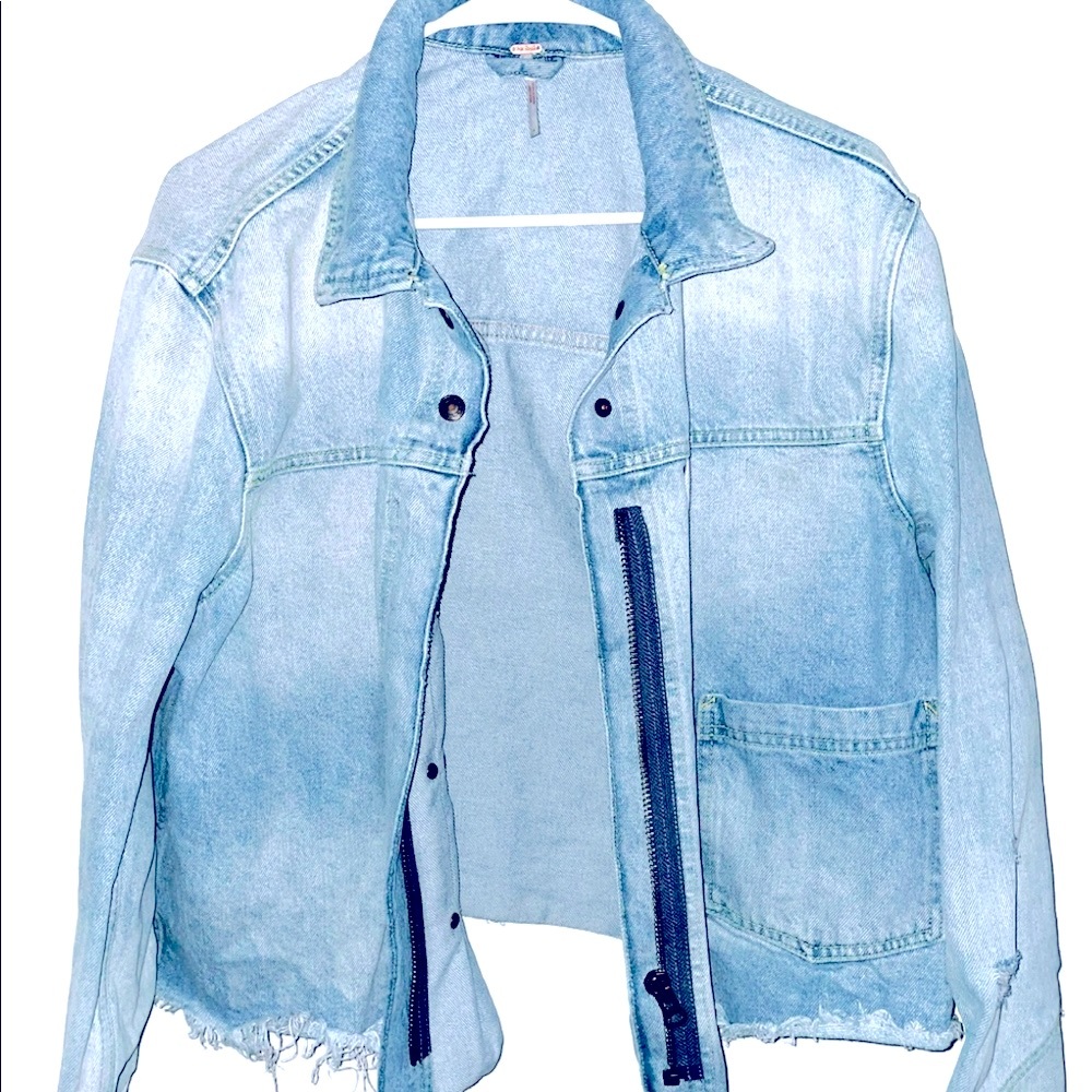 Free People Large Denim Jacket